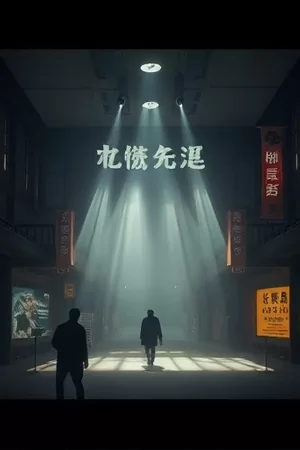 电影《无岸之舟》竖版海报，远洋货轮甲板上的逆光人影