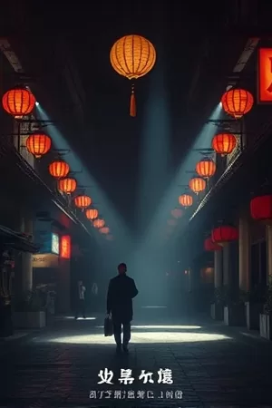 电影《荒原来信》竖版海报，戈壁地面站的白色天线阵