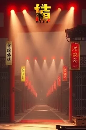 动画《星轨拾荒者》竖版封面，废弃星港里的少女剪影