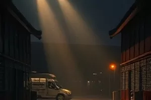 综艺《山海食肆》横版缩略图，山间小店门前的长木桌