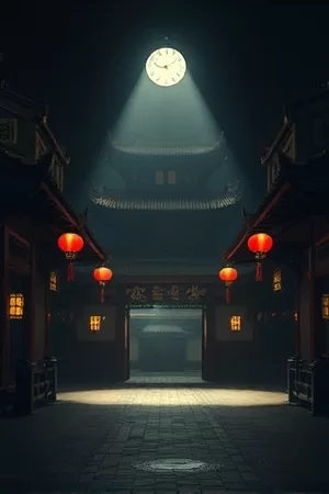 剧集《旧城回声》竖版封面，老式单元楼楼道口的木质信箱